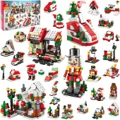 Sonstiges YeahBoom Adventskalender Weihnachtsbaum Bauklötze Set 24 Stück - Geschenk für Kinder