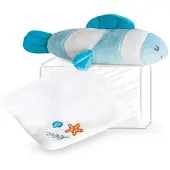 Doudou et Compagnie - Plüschtier Fisch niedlich mit Kuscheltier – 16 cm – Mandel