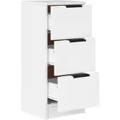 Super Merchant Sideboard Weiß 30x30x70 cm Holzwerkstoff