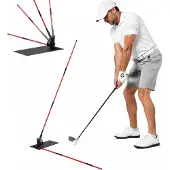 Merkloos Solidchoice – Verstellbarer Halter für Golf-Ausrichtungshilfen, ideal für Schwungtraining