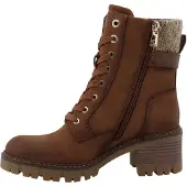 Tom Tailor Damenschuhe Schnürstiefel Braun Freizeit