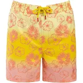 Frozen Cape Badeshorts "Badeshorts RIBEIRA", Herren, Gr. M, N-Gr, gelb (gelb orange), Casual, Badehosen Badeshorts, mit Unterhose aus Mesh