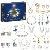 Sonstiges Schmuck Adventskalender 2026 für Damen & Mädchen mit 24 Überraschungen