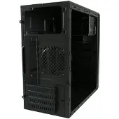 LC-Power 2015MB, Micro Tower, PC, Schwarz, ATX, Metall, Heimbüro