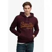 Superdry Kapuzensweatshirt "VL HERITAGE RELAXED HOOD", Baumwollmischung, relaxed fit