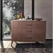 AEA Kommode Schlafzimmer Holz Möbel Italien Sideboard Kommoden braun Schrank
