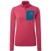 Mountain Equipment Lumiko Wmns Zip T maroon/majolica (Me-02326) 16