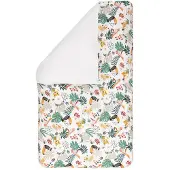 Bink Bedding Junior- und Kinder-Dekbedovertrek 120 x 150 cm aus Baumwolle mit Kissenbezug 60 x 70 cm, Tiermotiv, ohne Verschluss