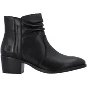 Rieker Damen-Schuhe aus Naturleder in Schwarz, Modell 7395300BLKXXA