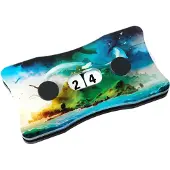 GameGenic Lebenszähler Doppelzifferblätter Acryl Island für Brettspiele