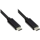 EXSYS EX-K1585-1.0 USB Kabel 1 m USB 3.2 Gen 1 (3.1 Gen 1) USB C Schwarz (EX-K1585-1.0)