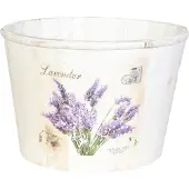 Goliat Dekorative Lavendel-Abdeckung - Weißer Eimer