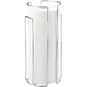 Wenko Toiletten-Ersatzrollenhalter "Wandhalter", grau (chromfarben), B:13,5cm H:32cm L:14cm, Stahl, Toilettenpapierhalter, Toiletten-Ersatzrollenhalter, Chrom, für 3 Rollen