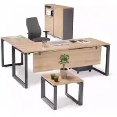 AEA Exklusive Büromöbel Eckschreibtisch Kommode Couchtisch 2x Aktenschränke