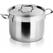 Artemis Orion Anett Topf mit Deckel, Edelstahl, 20 cm, 4,6 l, Premium