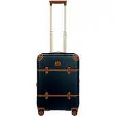 Markenlos Bellagio Trolley 55 cm Blau/Tan dunkelblau