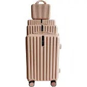Markenlos Hartschalenkoffer Set von 4 Leandra in Rosa