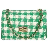 Gave Lux Aurélie Schultertasche Damen Baumwolle Orange Handgefertigt Italy UNICA 19.5x12x8.5 cm