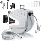 OEM Automatische 20 Meter Tuinslang mit 9 Sproeiern und 180° Drehbarer Slangenhalter