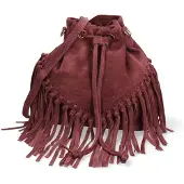 Gave Lux Umbria Plus Wildledertasche Damen Handgefertigt Italy Testa di Moro UNICA 25x22x13 cm