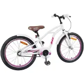 vidaXL Kinderfahrrad 20 Zoll für 6-11 Jahre alt Weiß