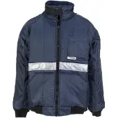 Planam Kühlhaus Blouson marine, Innenfutter rot XL XXL