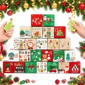 Dripio Adventskalender zum Selbstbefüllen, 24-teilig, mehrfarbig