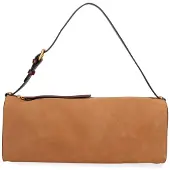 Gave Lux Lux Dames Handtasche aus echtem Wildleder mit Reißverschluss, hergestellt in Italien