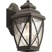 Kichler Elstead Tangier Außen-Wandleuchte E27 27cm Ältere Bronze IP44