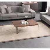 AEA Wohnzimmertisch Beistelltisch Couchtisch Kaffeetisch Edelstahl Holz Gold