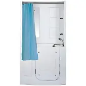Xl Moebel Gmbh Dusch-Badekombination Duschbadewanne Multifunktionswanne Kombiwanne 110x68 cm