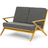 AEA Designer Outdoort Polster Zweisitzer Holz Terrassen Möbel