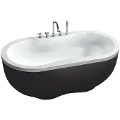 AEA Badewanne Luxuswanne Wellnesswanne Acrylwanne Komfortwanne Wanne 165x85 cm