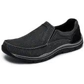 SKECHERS Herren Expected-Avillo Mokassin, Schwarz, 40 EU