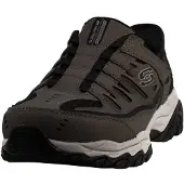 SKECHERS Herren Afterburn M. Fit Ridgeburn Hands Free Slip-in Slipper, Braun, 47