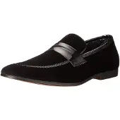 Steve madden Herren Halbmond Slipper, Black Velvet, 45 EU