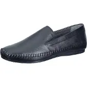 Manitu 630272-01, Herren-Mokassin, Schwarz, 42 EU