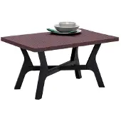 AEA Brauner Garten-Kaffeetisch Designer Terrassentische Möbel