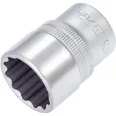 Hazet Doppel-6-Kant-Steckschlüssel-Einsatz 900AZ s: 7/8" Vierkant hohl 12,5 mm (1/2")
