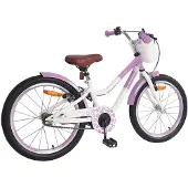 vidaXL Kinderfahrrad 18 Zoll für 5-7 Jahre alt Lila