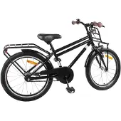 vidaXL Kinderfahrrad 22 Zoll für 7-12 Jahre alt Schwarz