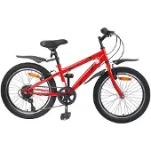 vidaXL Kinderfahrrad 20 Zoll 6-Geschwindigkeit für 6-11 Jahre alt Rot