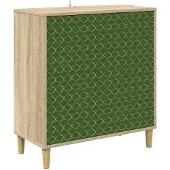 vidaXL Sideboard GELEEN Sonoma 69 x 33 x 75 cm Holzwerkstoff