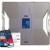 Tanita RD-953 Profi Körperanalysewaage – Dual-Frequenz Körperfettwaage mit Muskelqualität, Muskelmasse, Metabolischem Alter, Bluetooth App, 200 kg