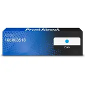 PrintAbout Toner kompatibel mit Xerox 106R03518 - Cyan
