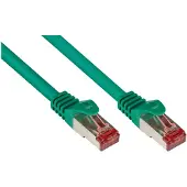 GOOD CONNECTIONS RNS Patchkabel mit Rastnasenschutz - Cat. 6 - S/FTP - PiMF - PVC - 250MHz - grün - 50m