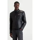 Alpinestars Revern Motorrad Lederjacke, schwarz, XL