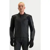 Alpinestars Caliber V2 Lederkombijacke Herren Rindleder schwarz, 48