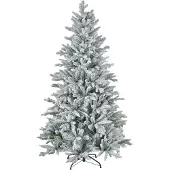 HOMCOM Künstlicher Weihnachtsbaum, 180 cm Christbaum mit 994 Spitzen, Grün