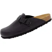 Lico Herren Bioline Clog Pantoletten, Schwarz, 38 EU